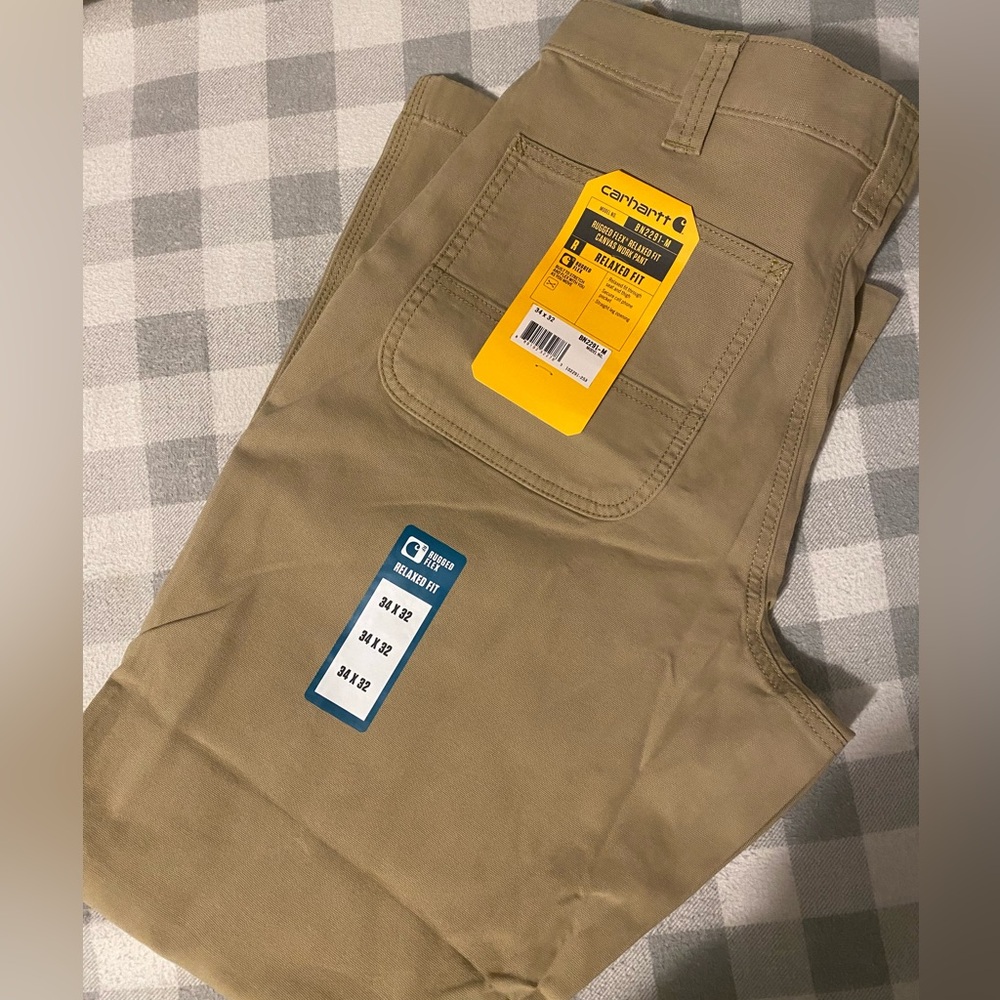 Rugged Flex Carhartt canvas work pants